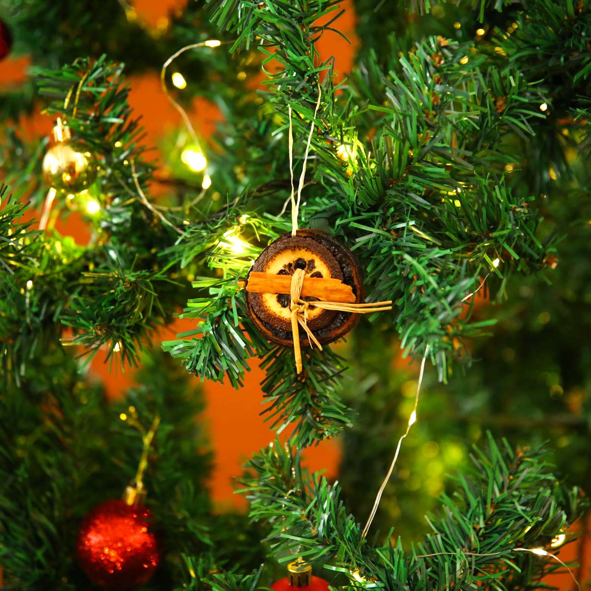 Rustic Orange & Cinnamon Ornament