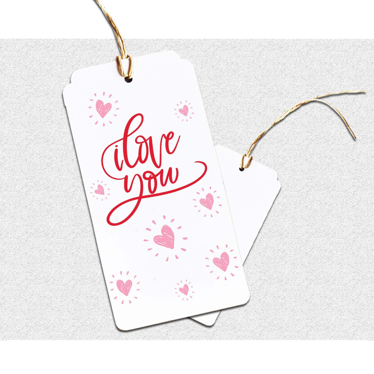I Love You Gift Tag