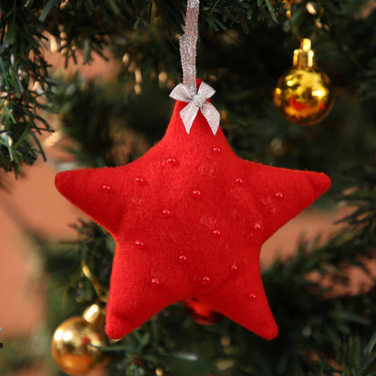 Star of Wonder Red Ornament