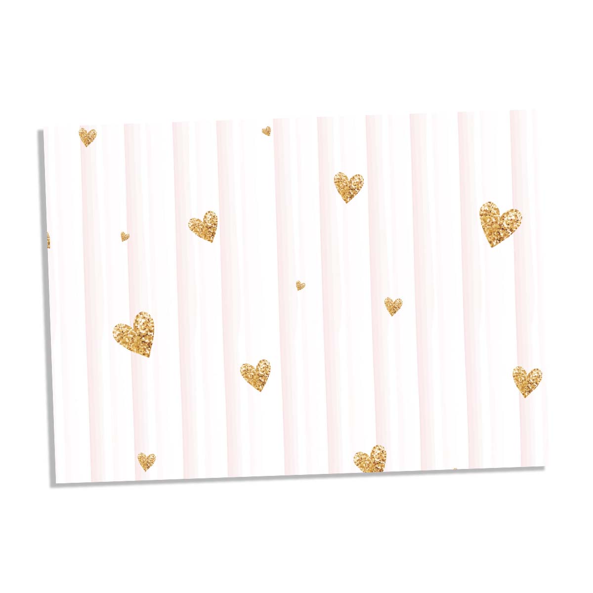 Golden hearts Greeting Card