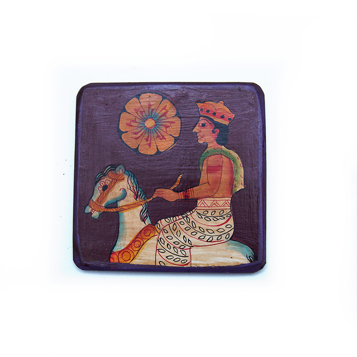 Horseman Traditional Wooden Coaster