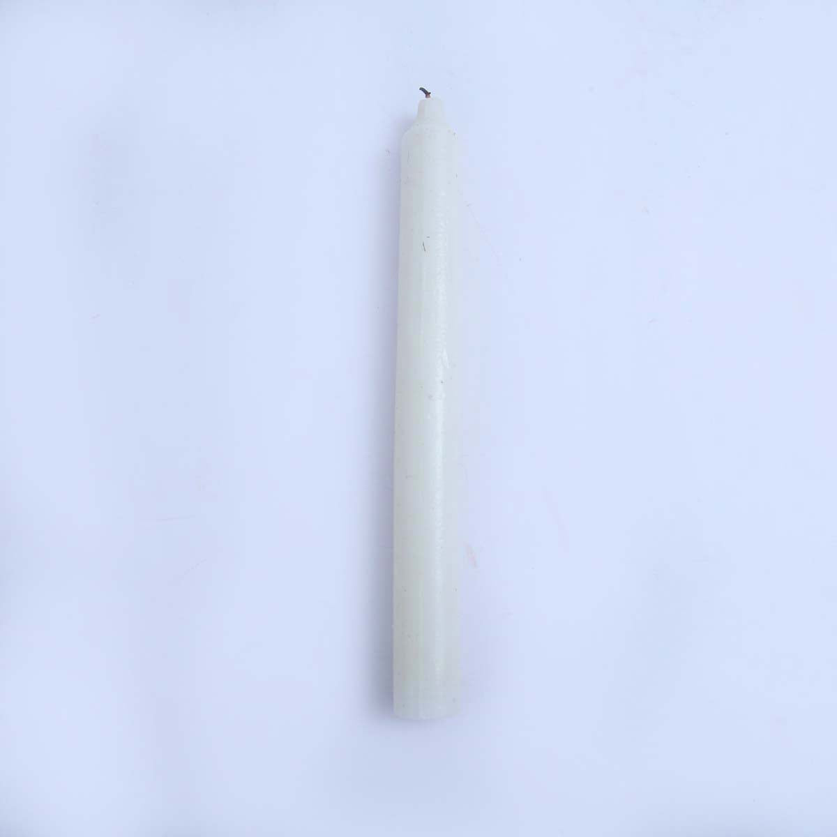Minimalist White Candle