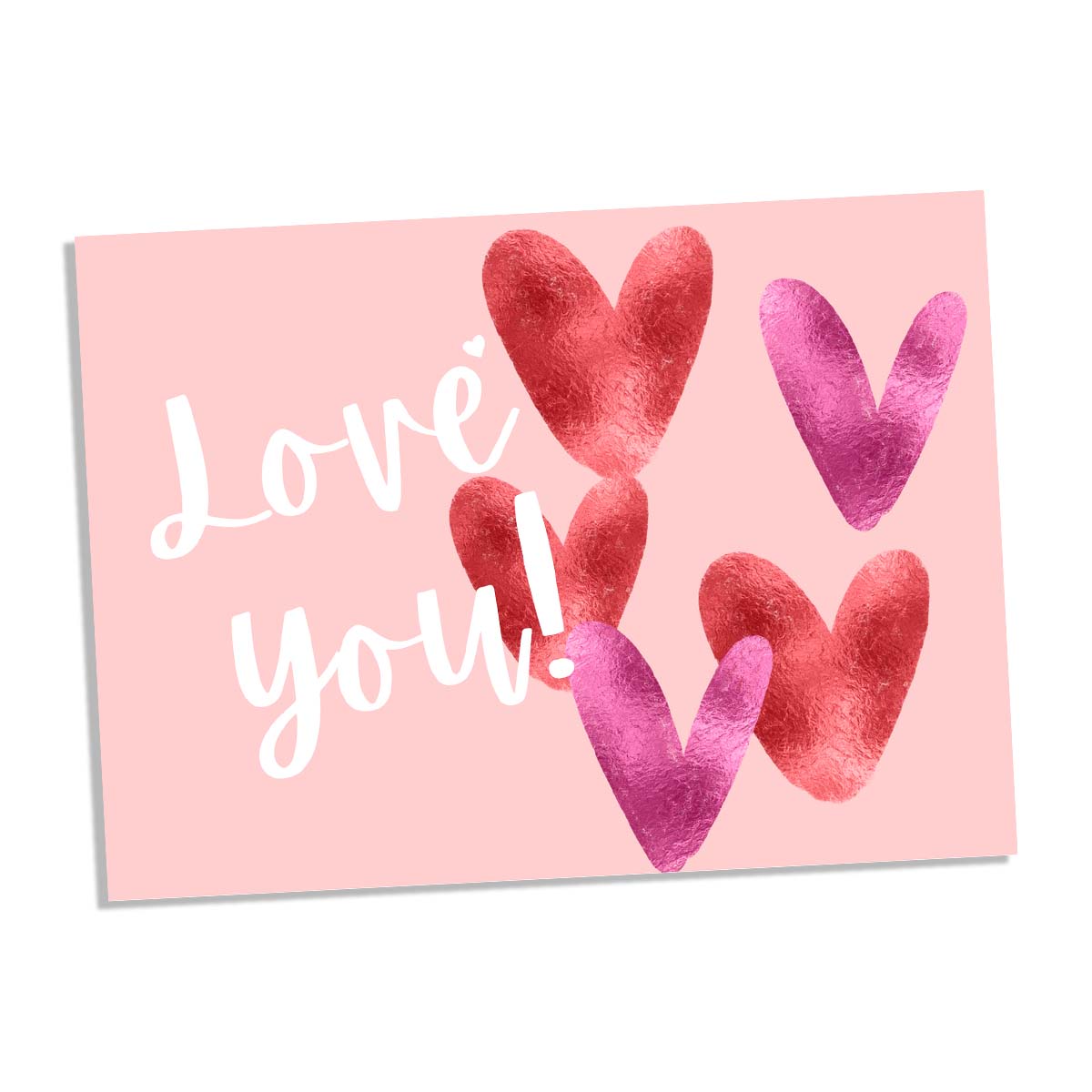 Love you big hearts Card