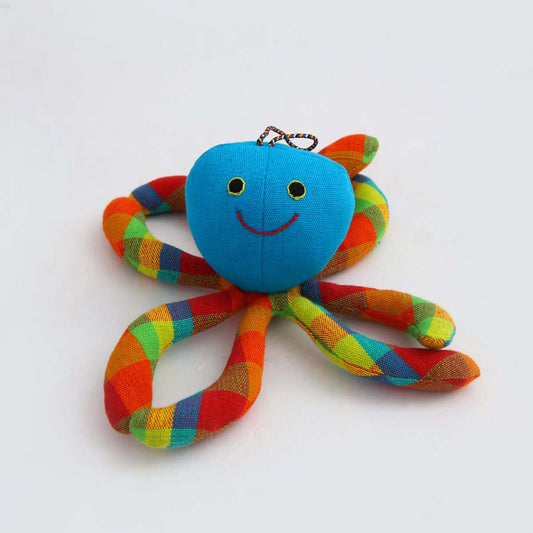 Blue Octopus Handloom Soft Toy