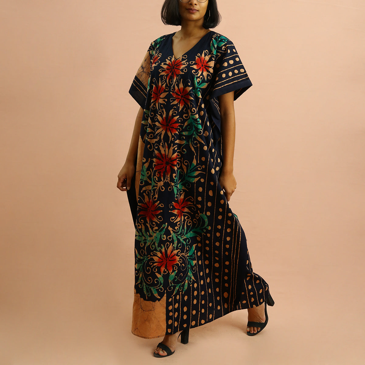 Spring Flowers Batik Kaftan