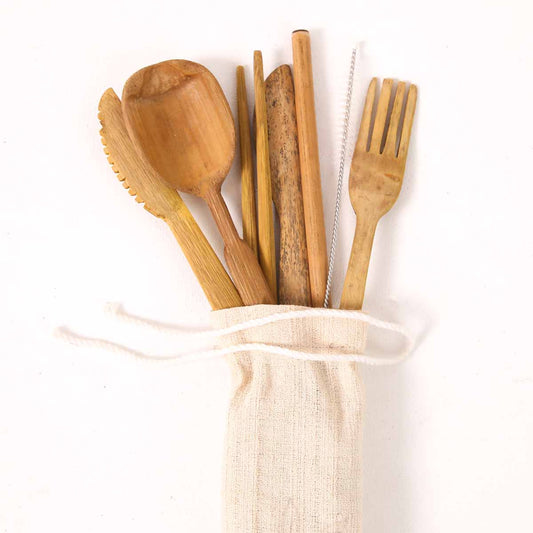 Bamboo Travel Accessory Set