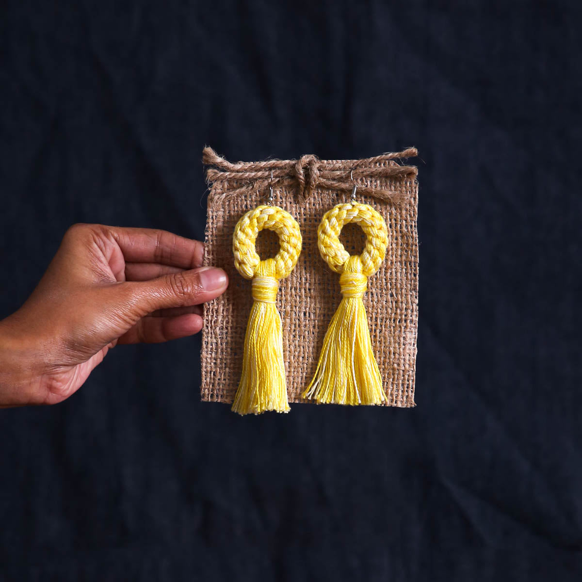 Pastel Macrame Earrings