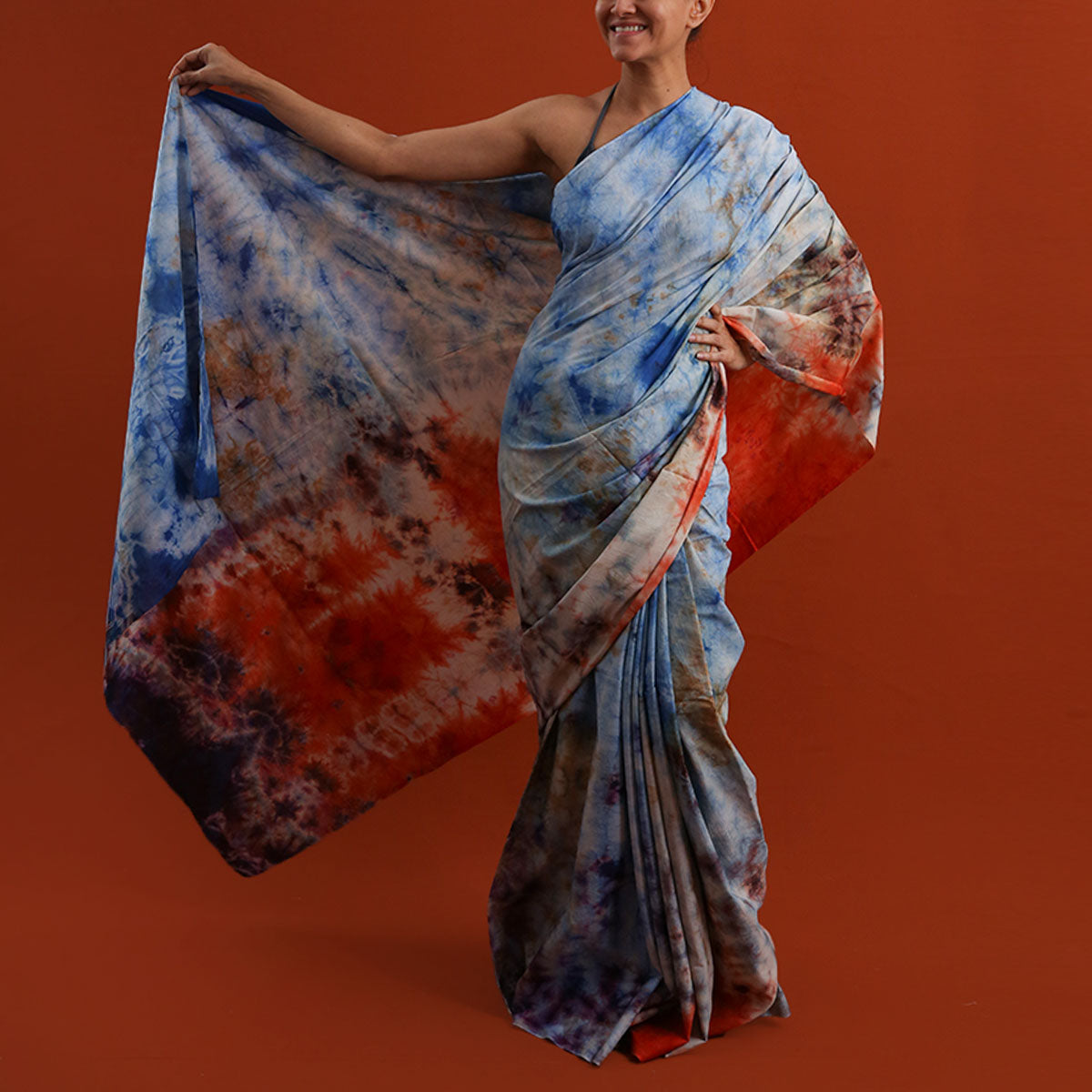 Drizzle Tie Dye Saree
