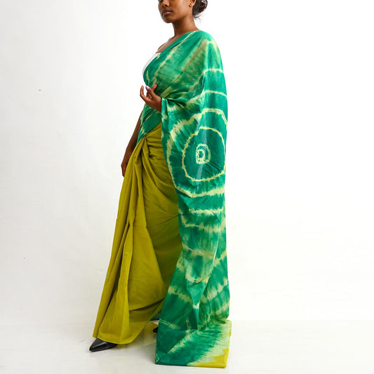 Jade Tie Dye Saree