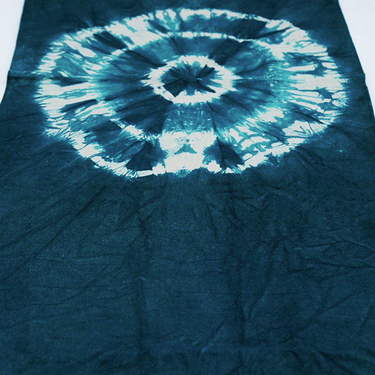 Blue Hues Tie-Dye Table Runner