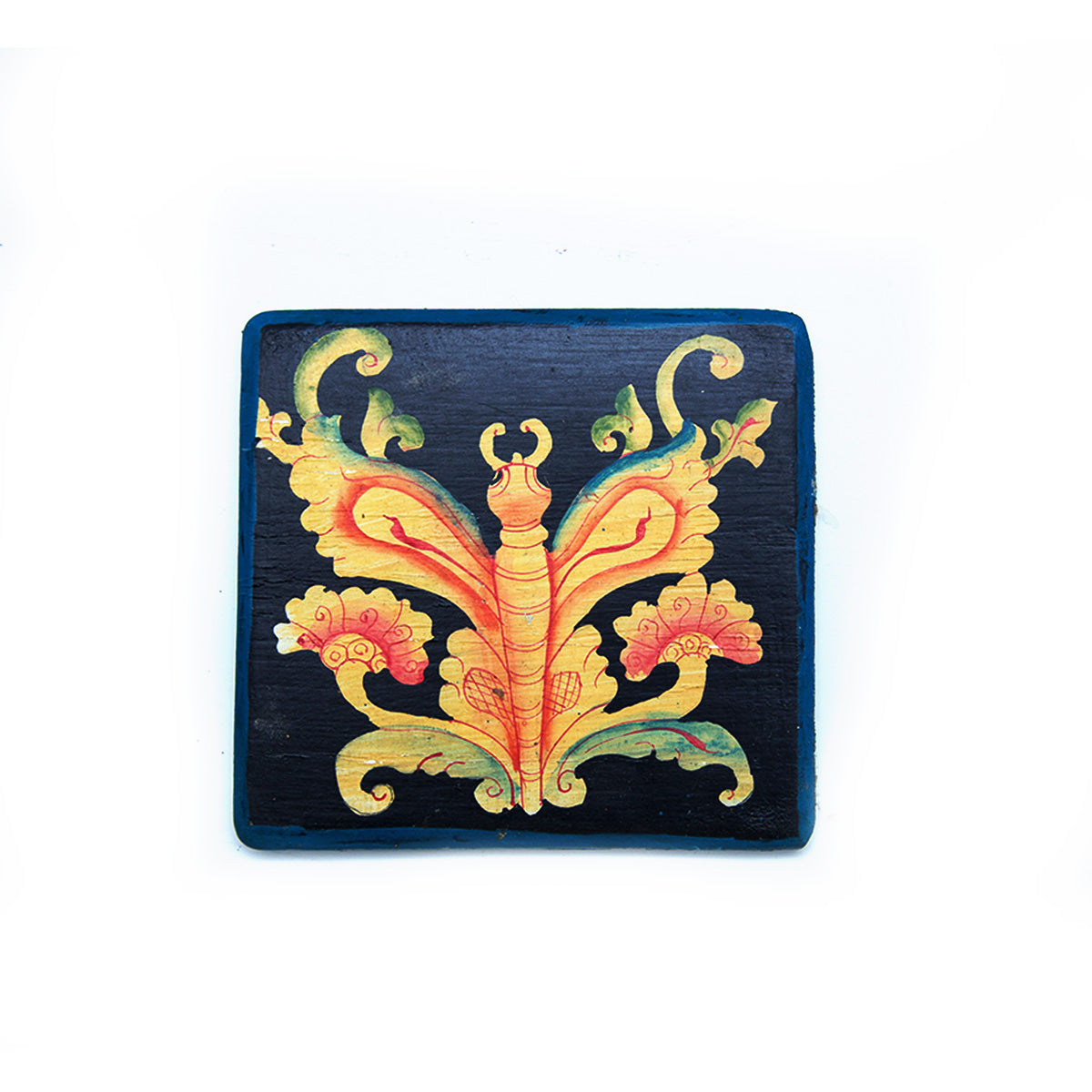 Buttefly Traditional Wooden Coaster