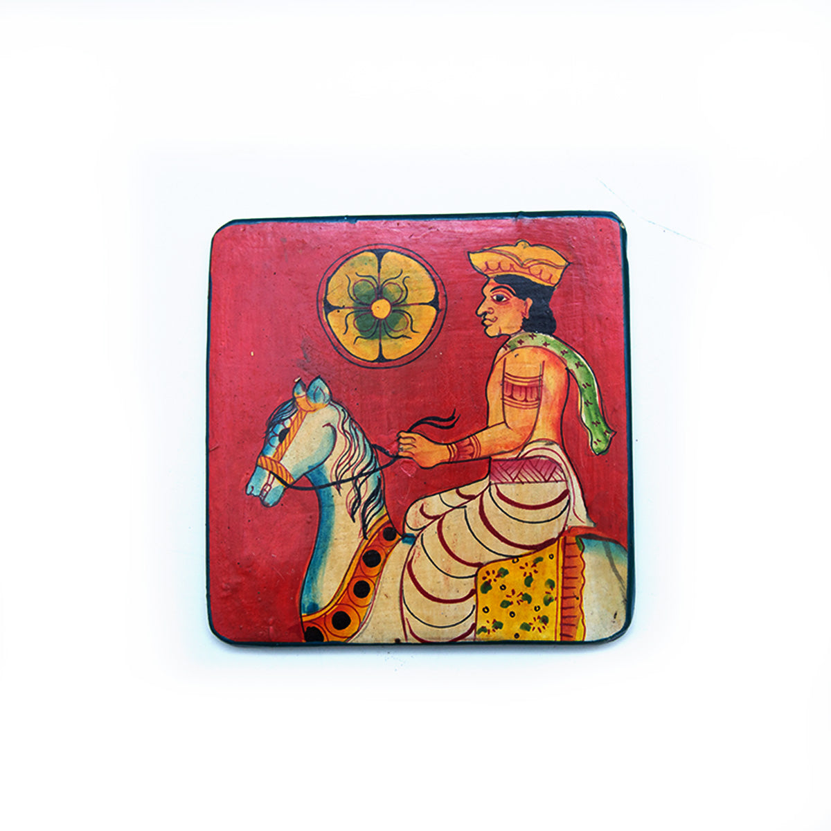 Knight Traditional Wooden Coaster