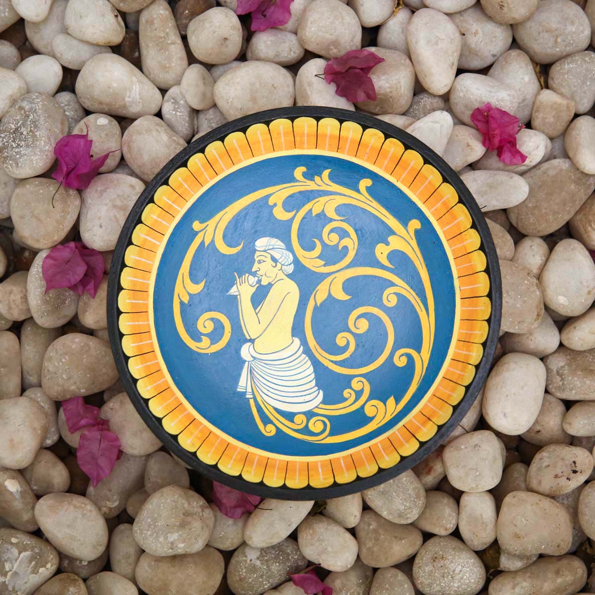 Palace Trumpeter Wooden Decorative Plate