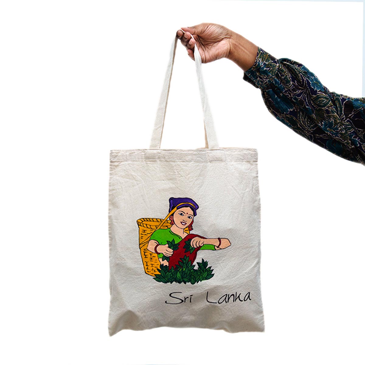 Sri Lankan Tea Plucker Tote