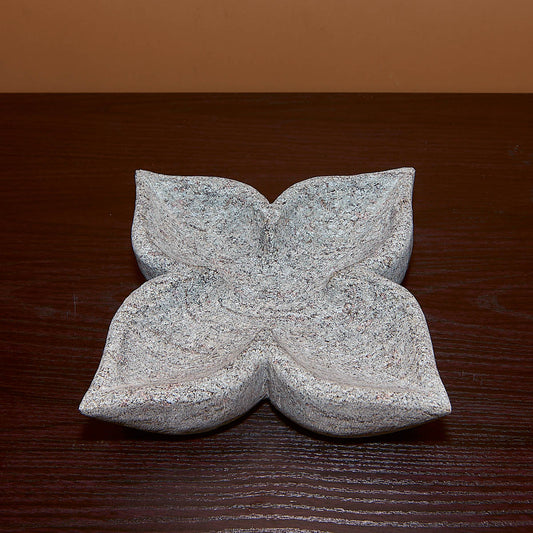 Four Point Stone Oil Lamp