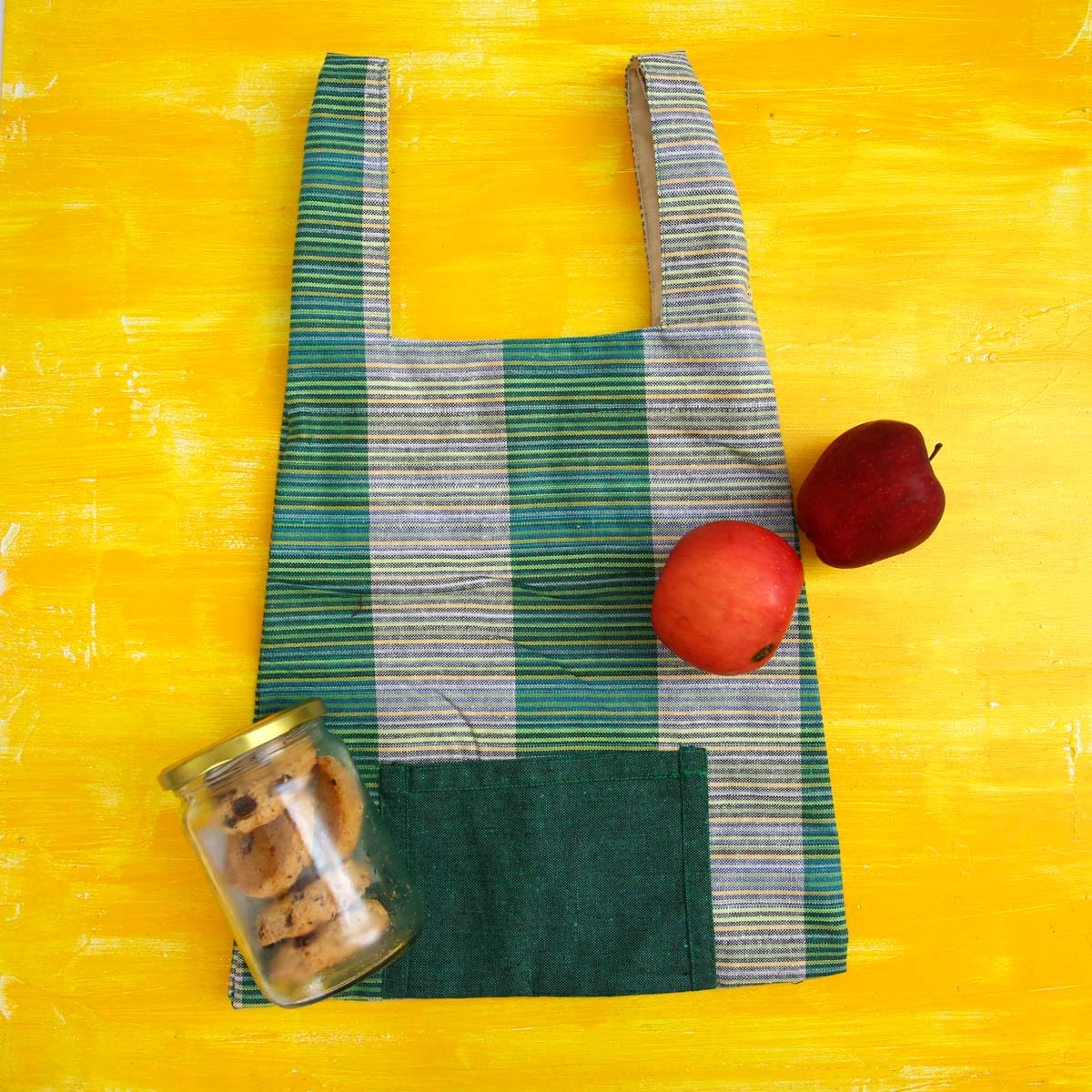 Green Foldable Shopper Bag