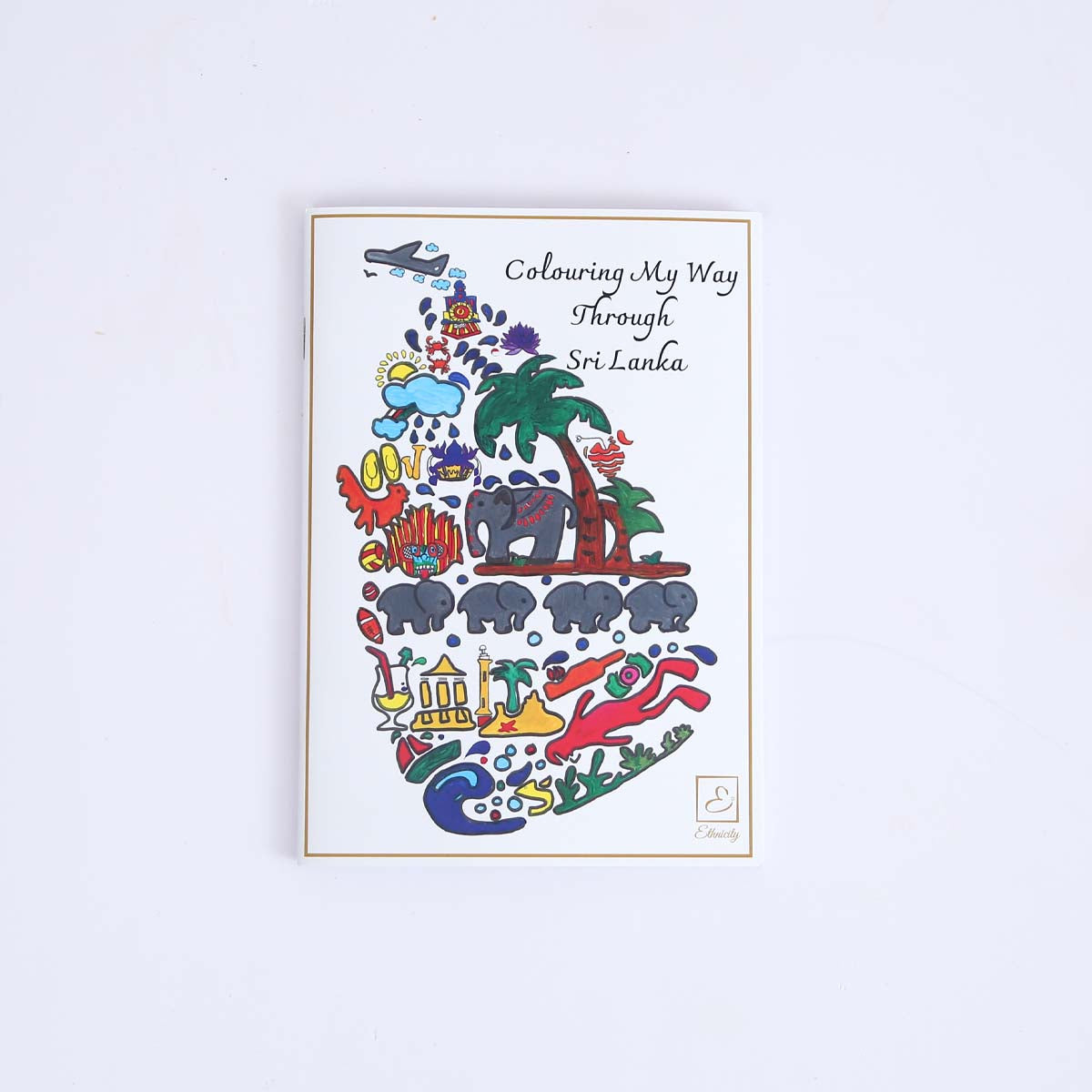 Colouring My Way Through Sri Lanka Coloring Book