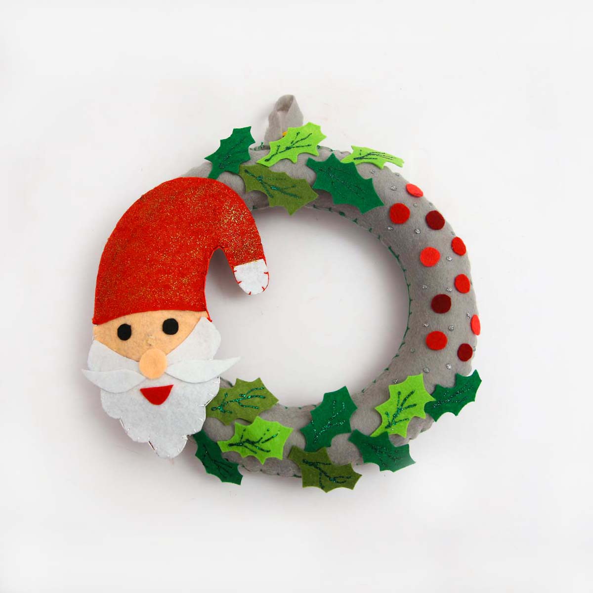 Santa's House Christmas Wreath