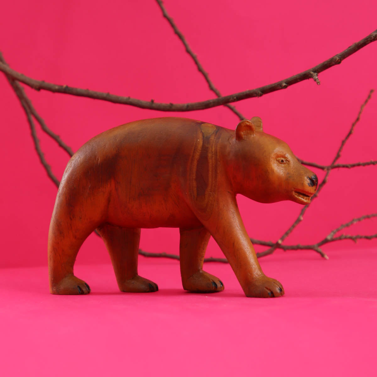 Roaring Bear Carving