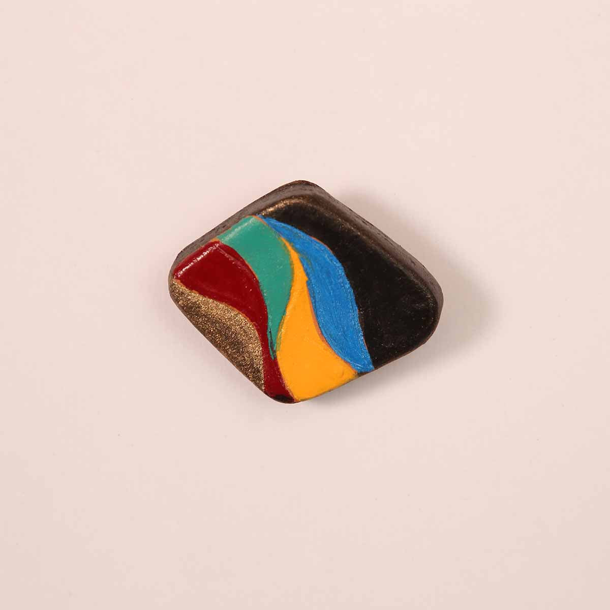 Abstract Art Brooch