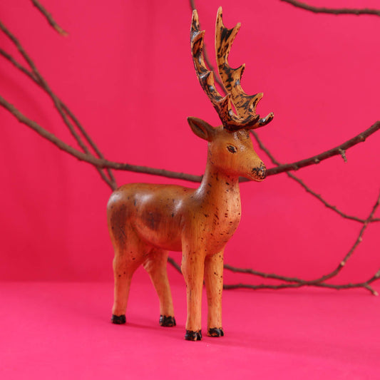 Demure Deer Carving