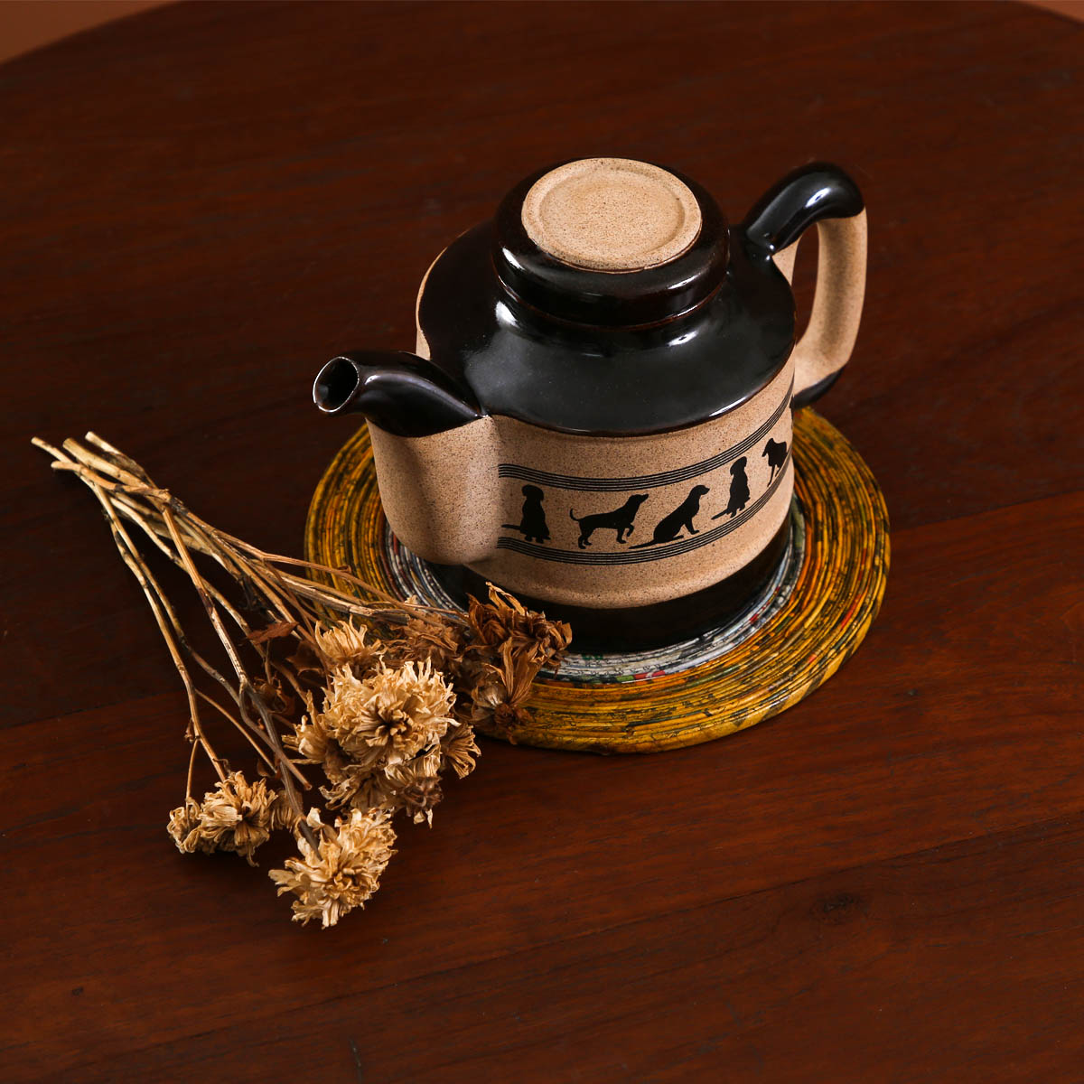 Mustard Swirl Placemat