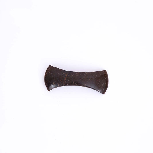 Coconut Shell Bow Hair Clip