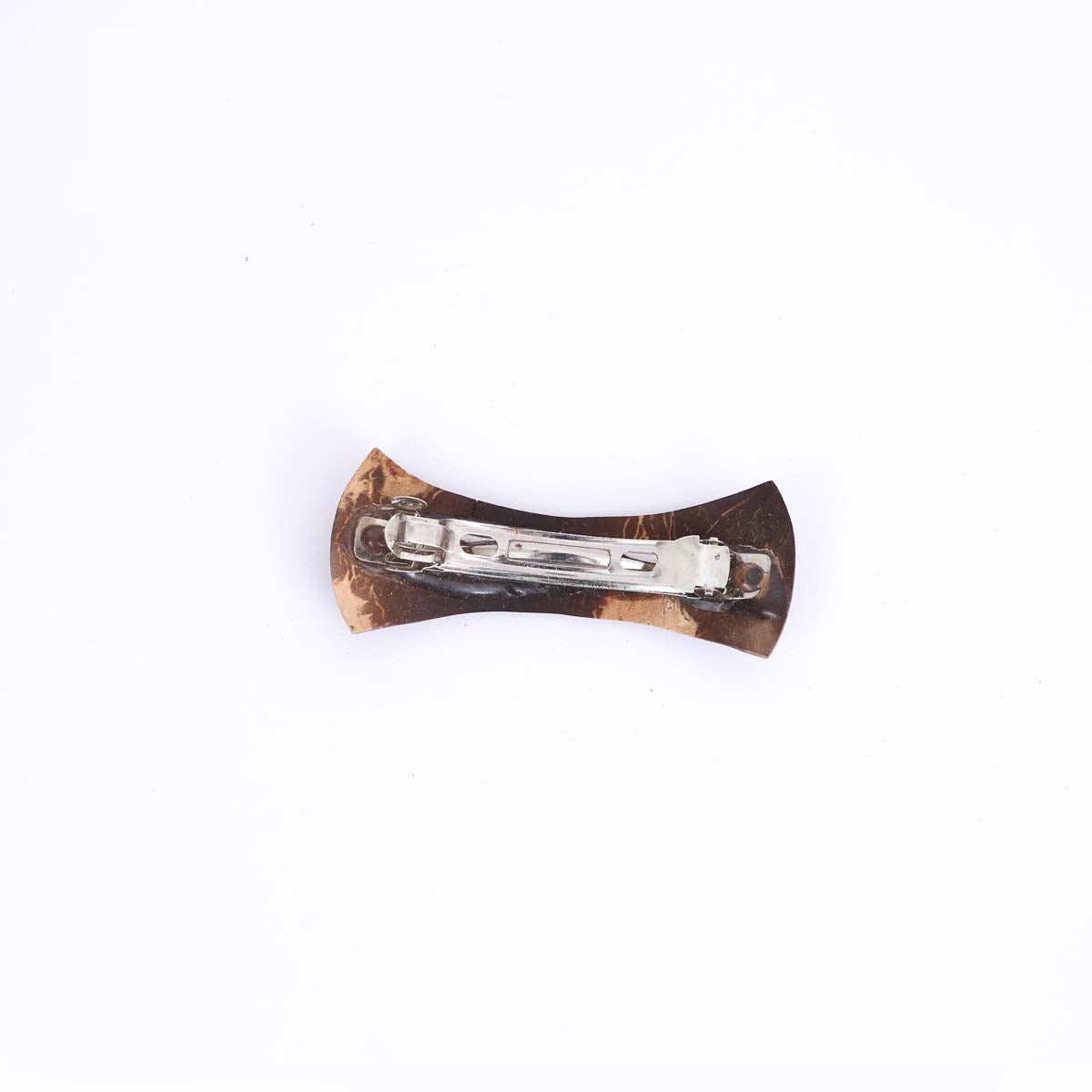 Coconut Shell Bow Hair Clip