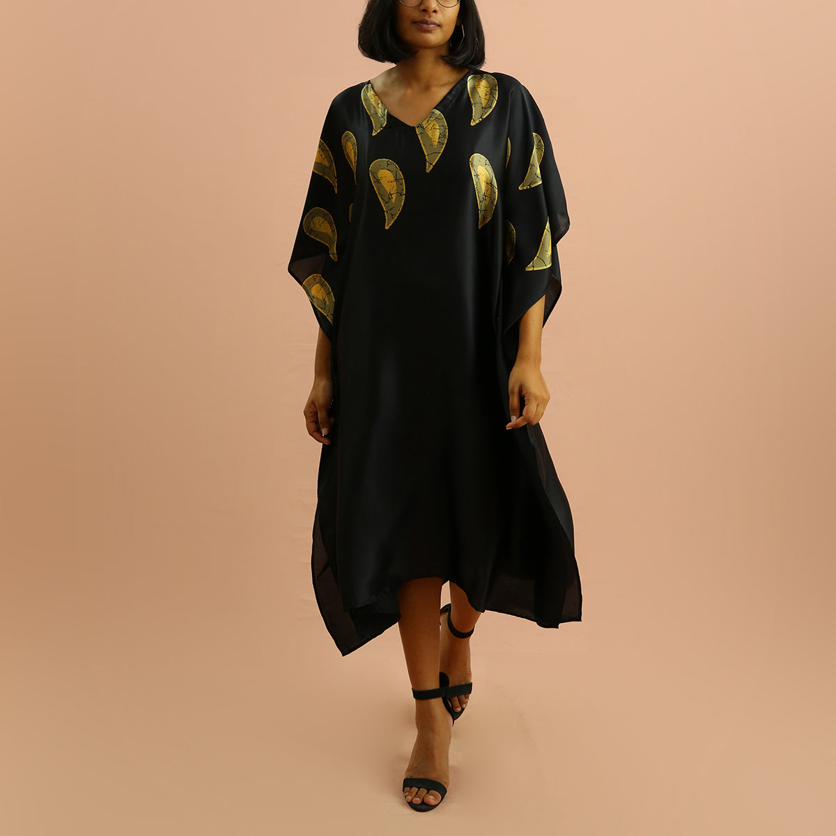 Ebony Batik Kaftan
