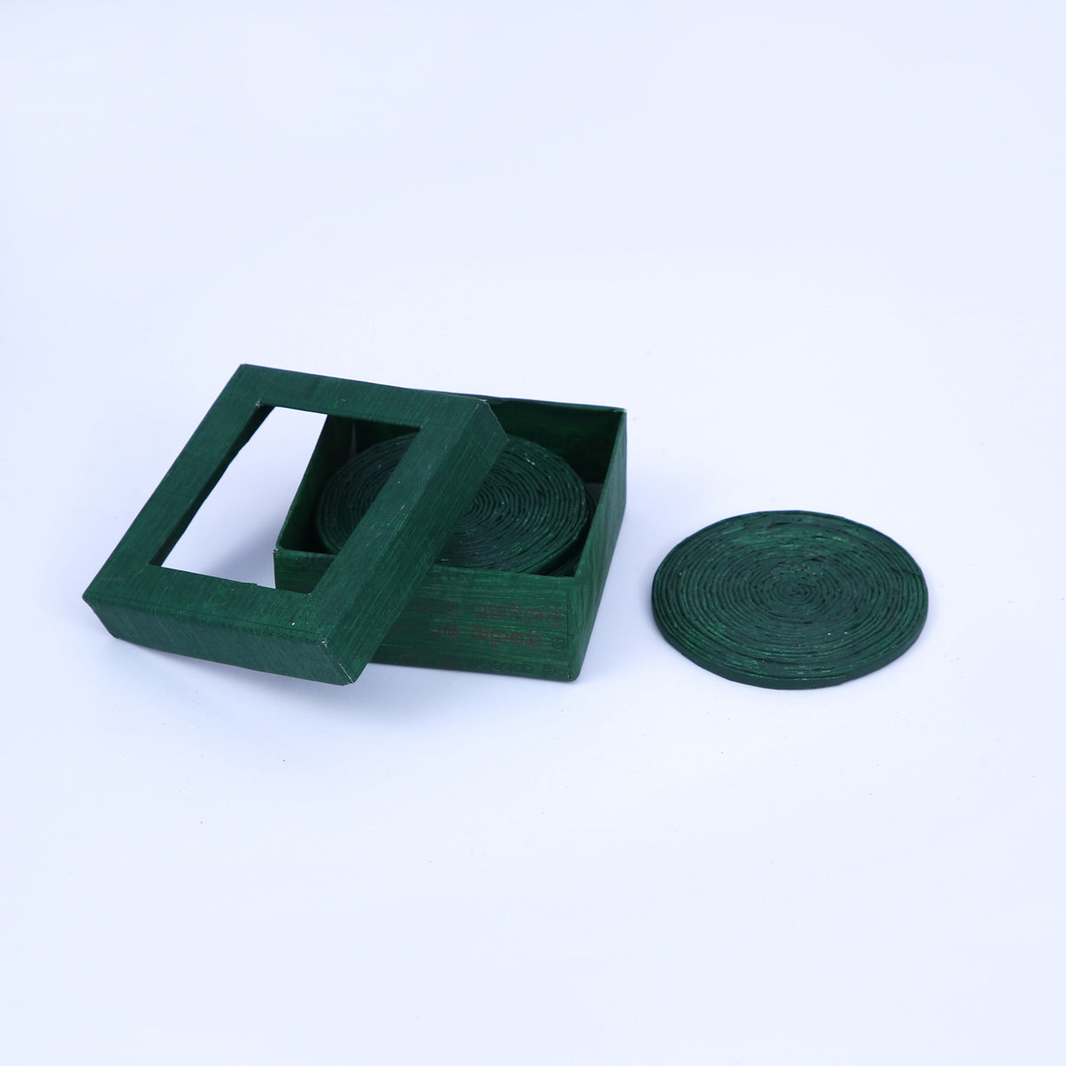 Emerald Paper Coaster Set