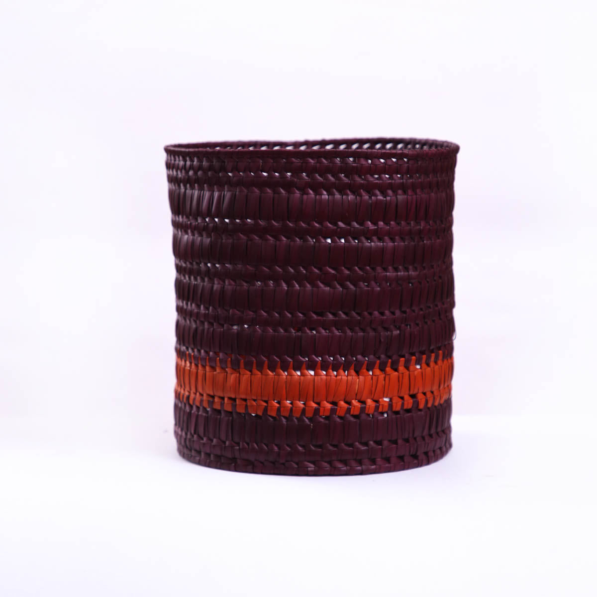 Burgundy Wastepaper Basket