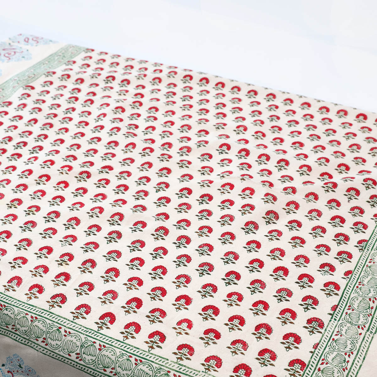 Paisley Block Printed Table Cloth