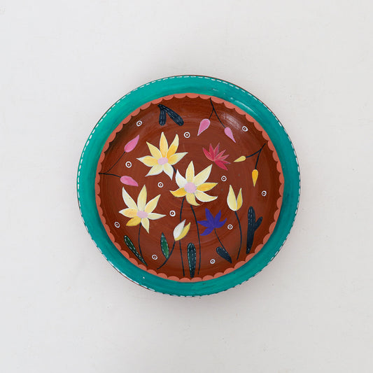 Lotus Serenity Painted Plate