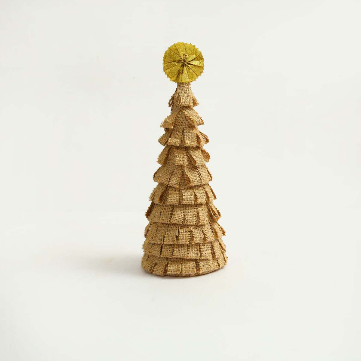 Burlap Flap Mini Christmas Tree