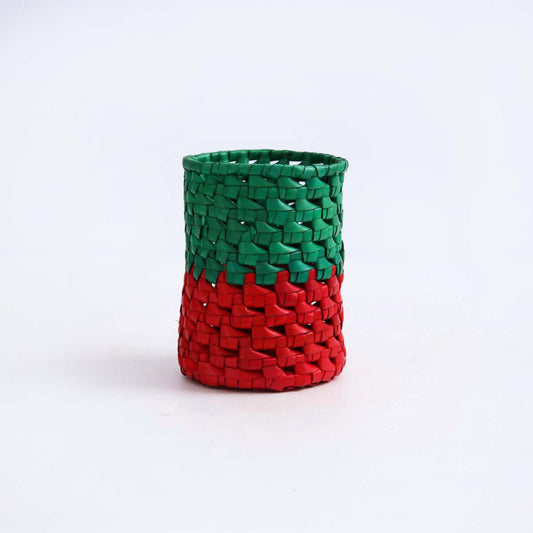 Two Tone Palmyra Pencil Holder