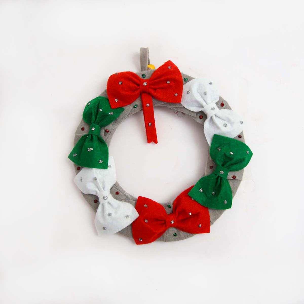 Festive Bow Christmas Wreath