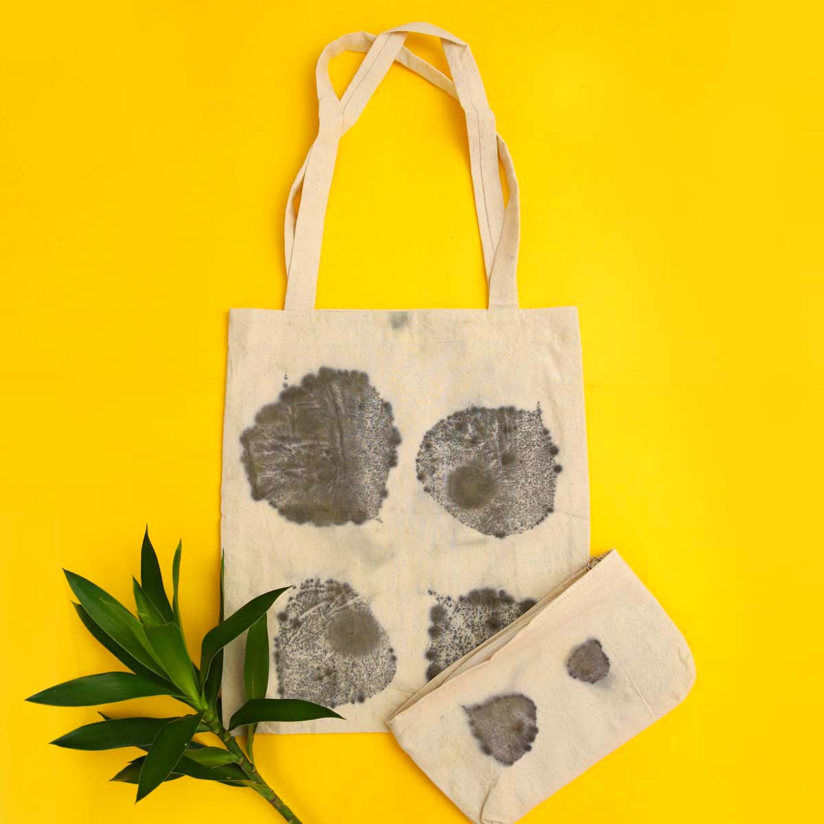 Leafy Tote & Pouch Set
