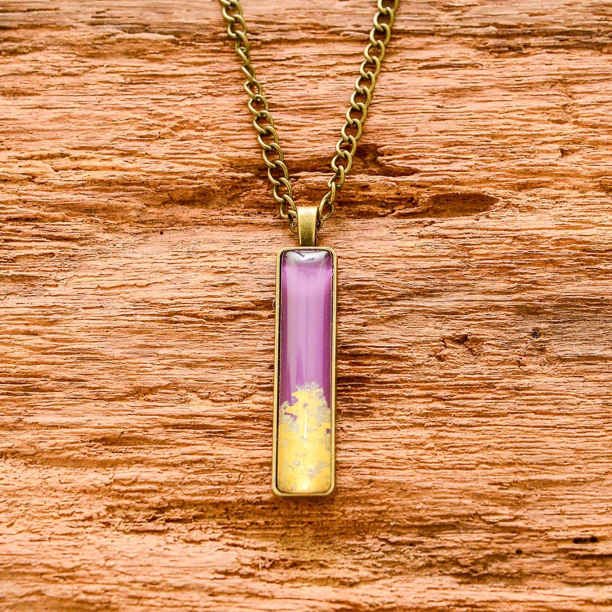 Tyrian Rectangle Necklace