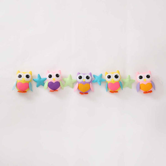 Tooting Owls Felt Garland
