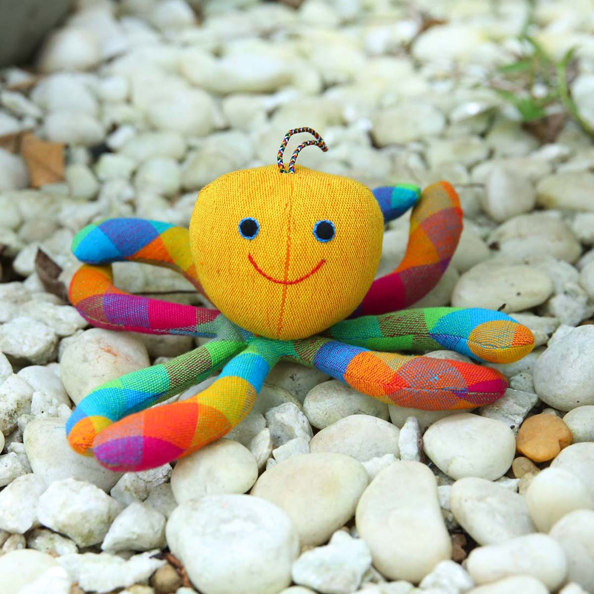 Yellow Octopus Handloom Soft Toy
