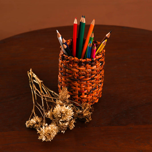 Orange Peel Pencil Holder