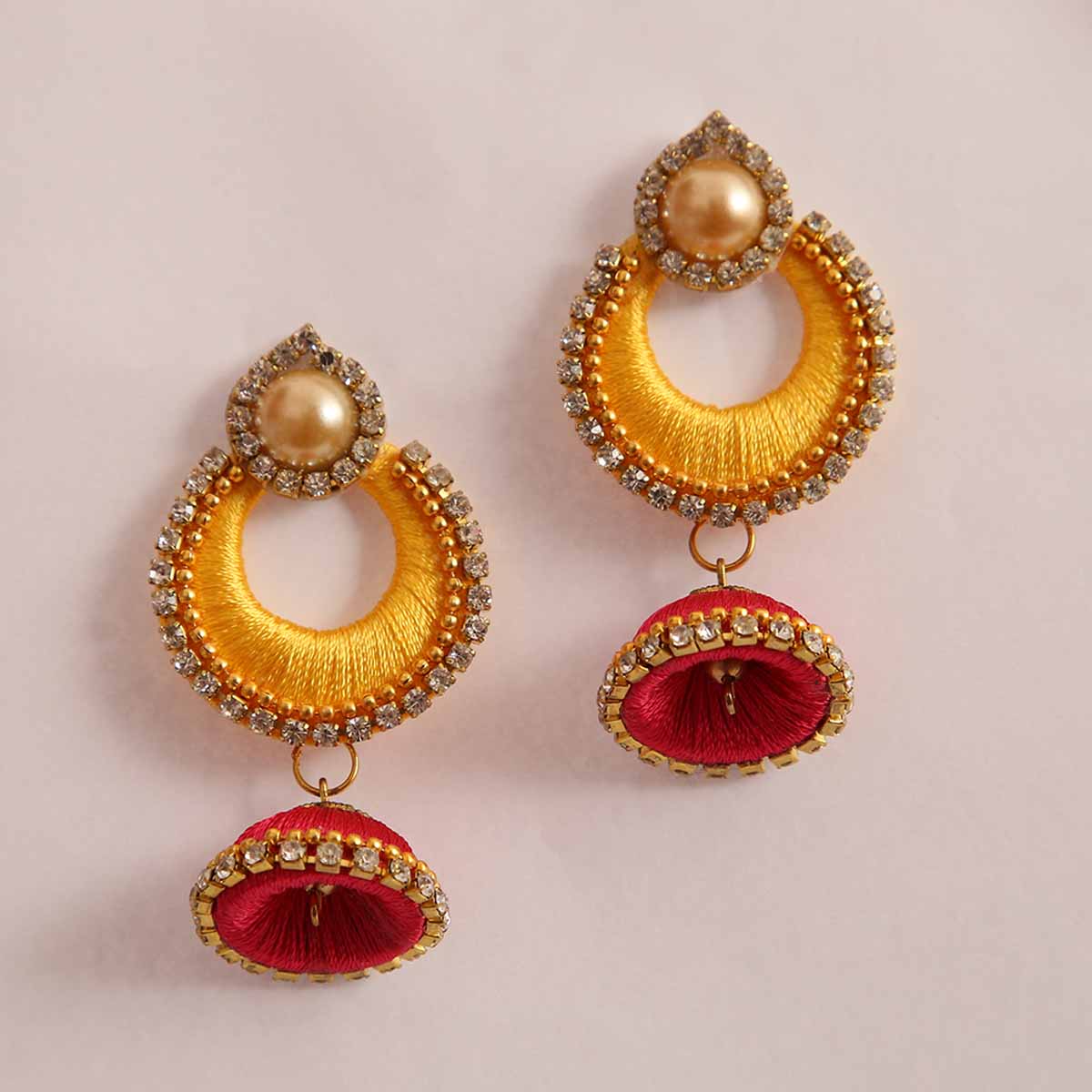 Sunset Jhumka Earrings