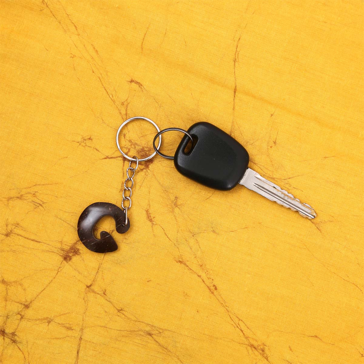 G Coconut Shell Key Tag