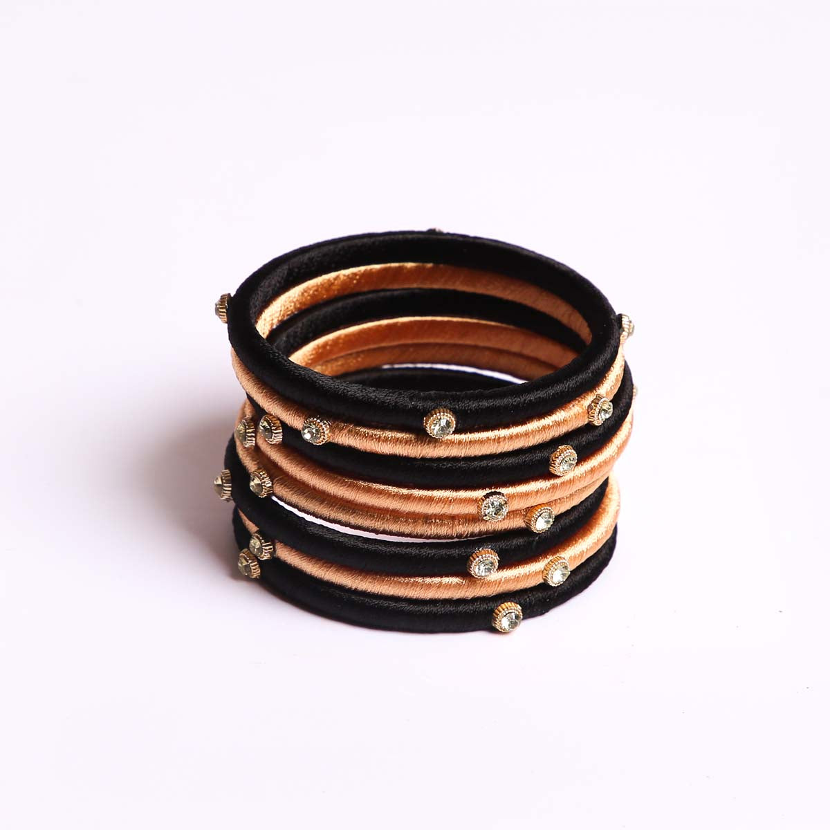 Black Bronze Bangle Set