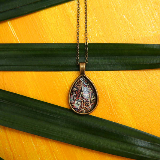 Mocha Drop Necklace