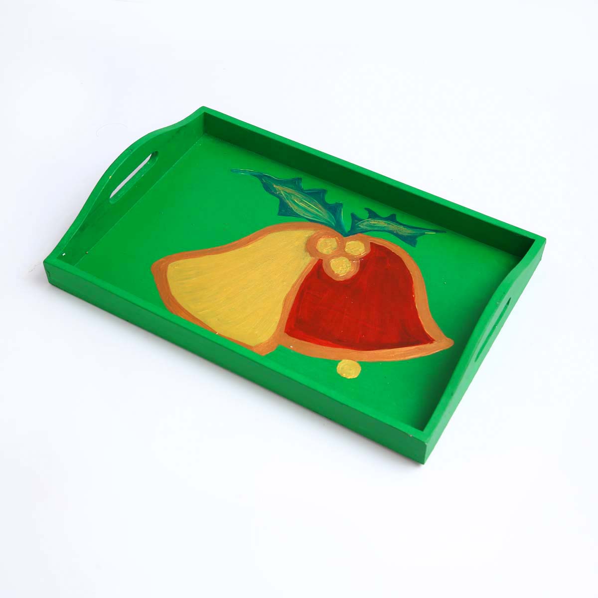 Christmas Bells Wooden Tray