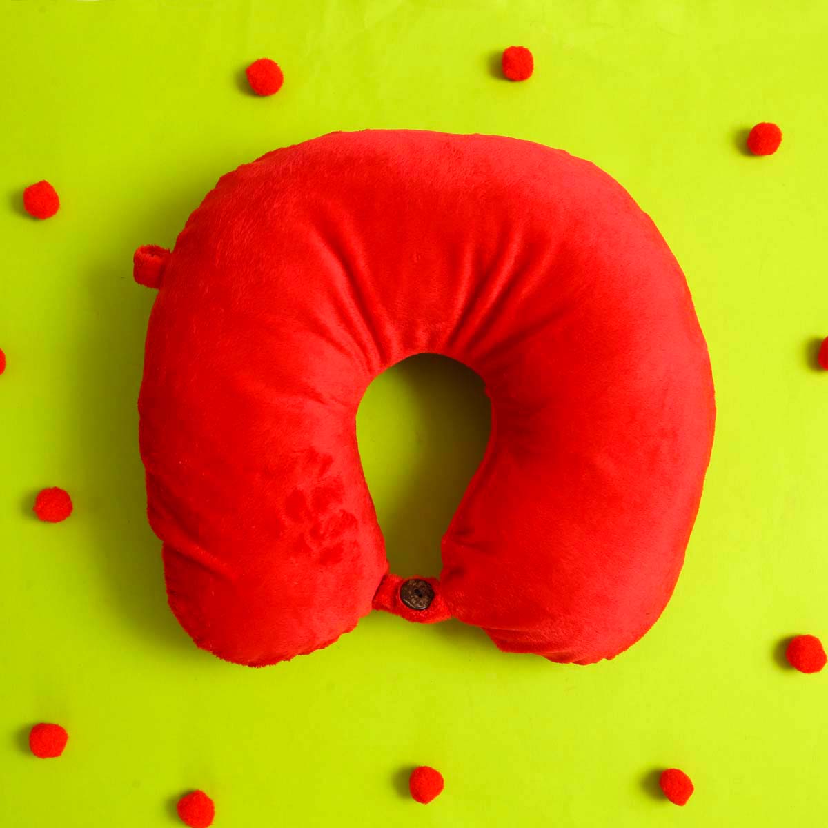 Cranberry Neck Pillow