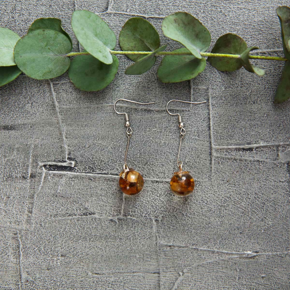 Coffee Drop Earrings