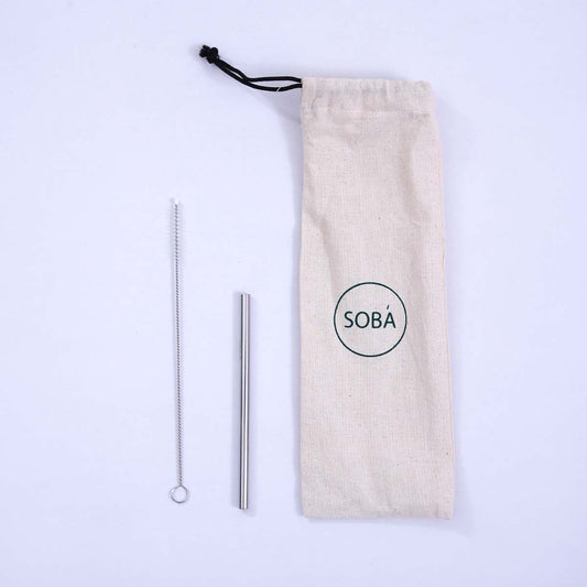 Cocktail Metal Straw Set