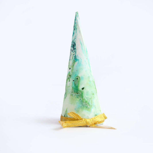Marbled Green Mini Christmas Tree